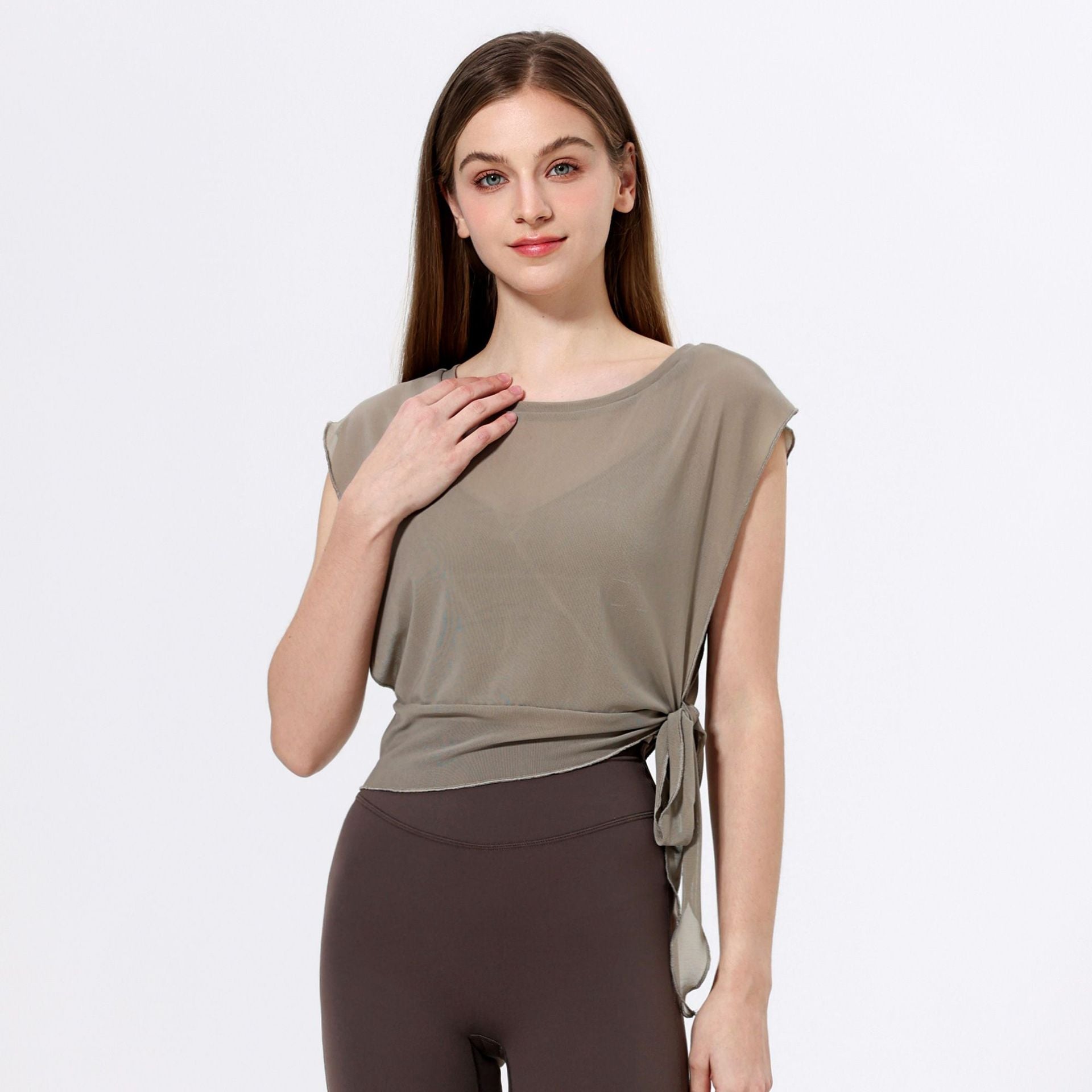 Mesh Yoga Two-Piece Set