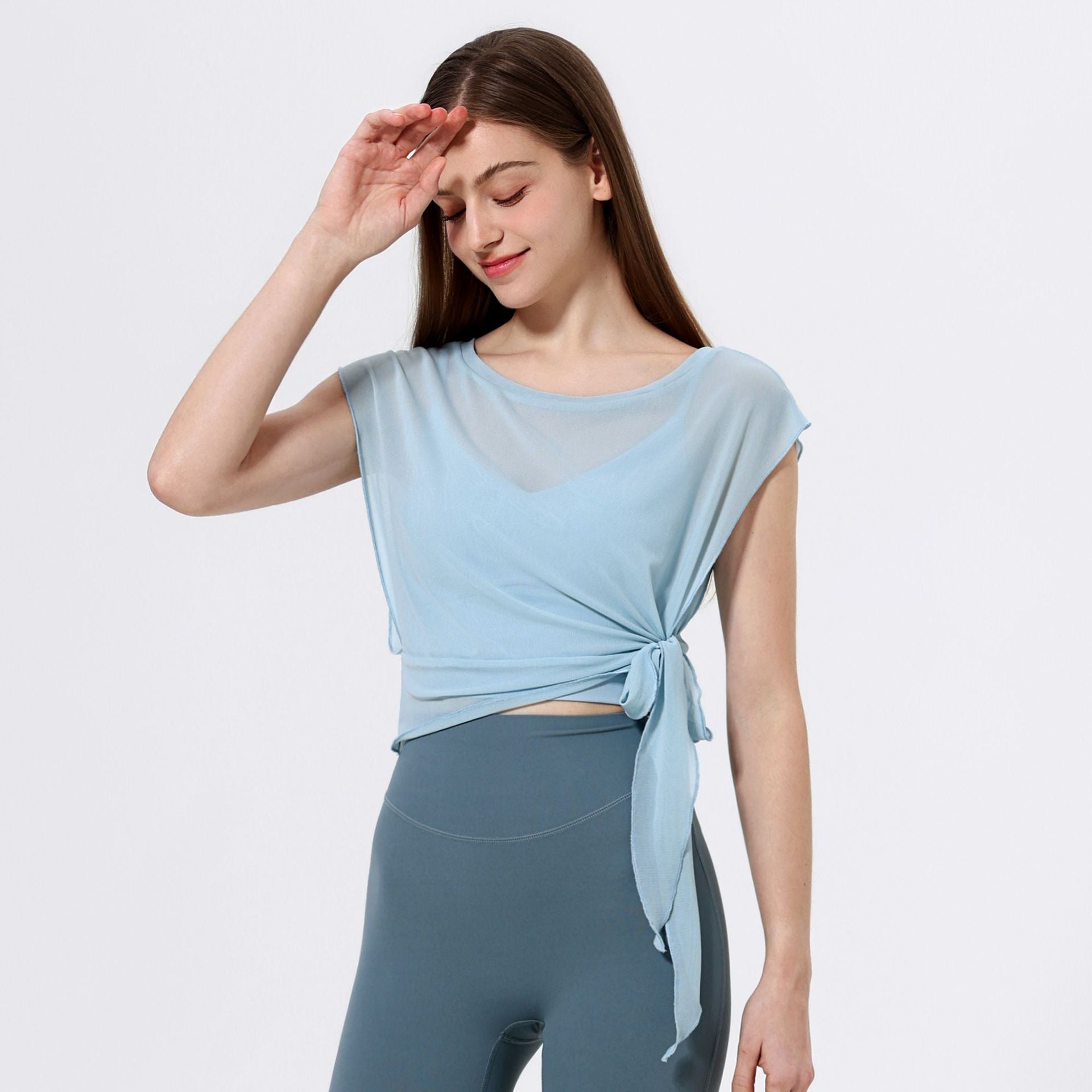 Mesh Yoga Two-Piece Set