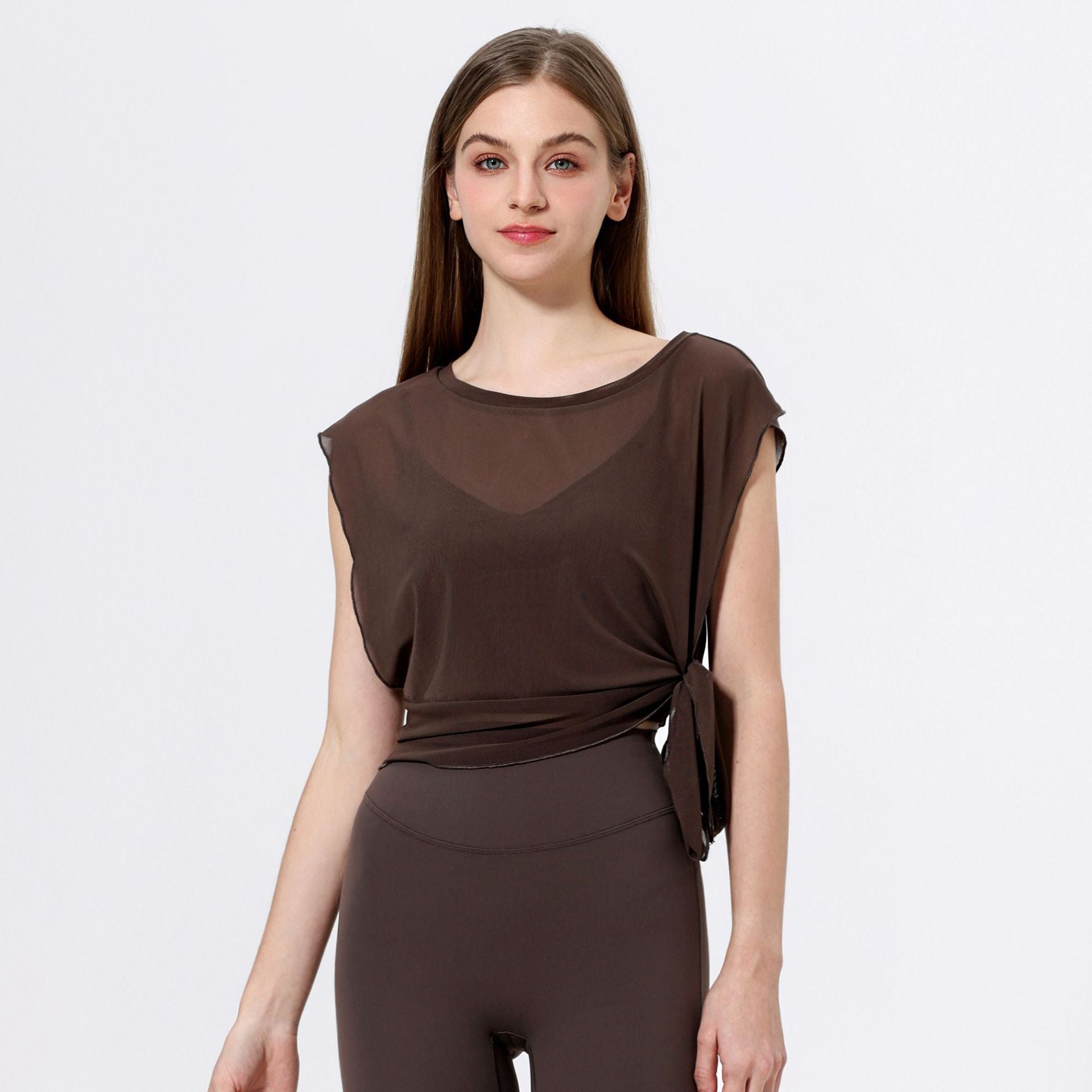 Mesh Yoga Two-Piece Set